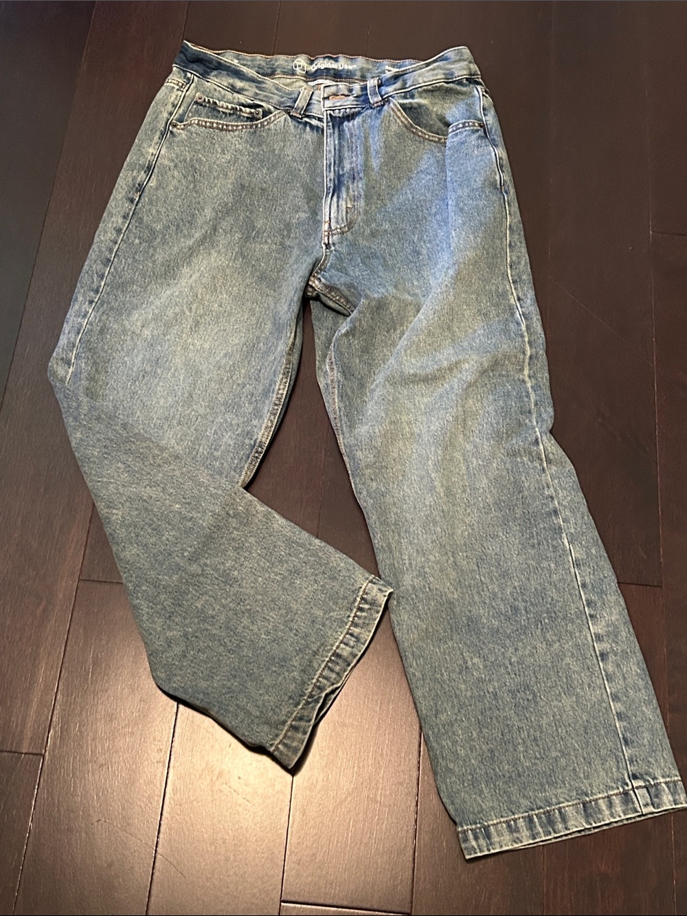 Original Use Men's Light Blue Straight Jeans